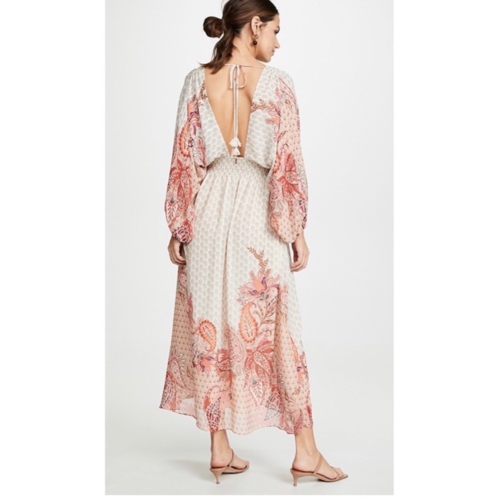 MISA Los Angeles Emala Paisley Print Maxi Dress size XS - Picture 4 of 16